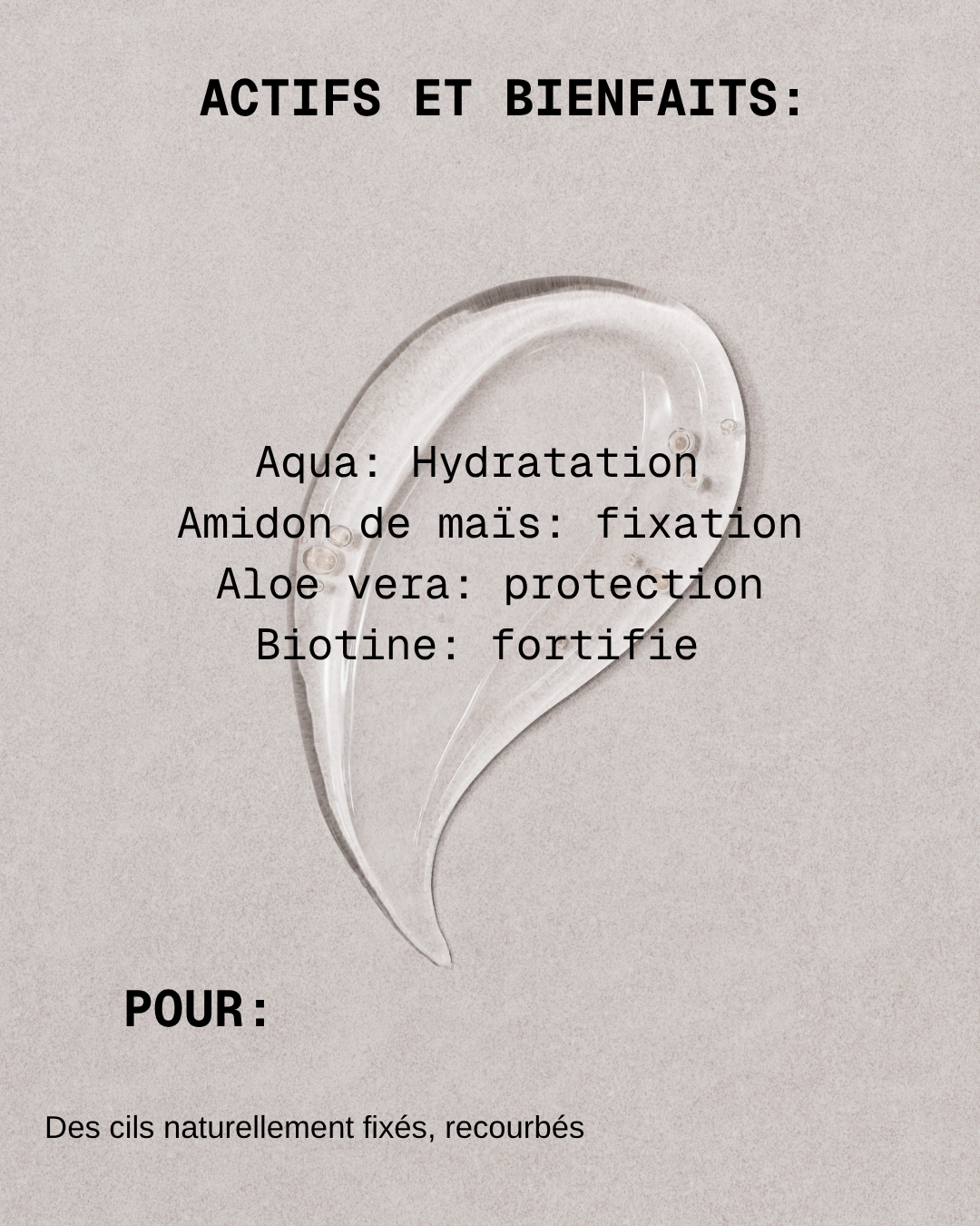 G’FIX-Mascara Transparent.